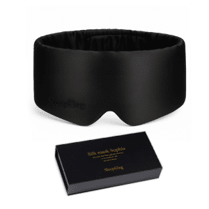 SleepKing™ hodvábna maska Sophia - Čierna