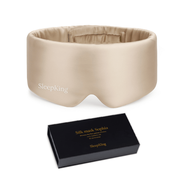 SleepKing™ hodvábna maska Sophia - Zlatá