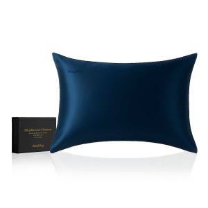SleepKing™ hodvábna obliečka na vankúš Charlotte - Tmavo modrá, 50x70cm