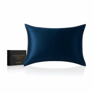 SleepKing™ hodvábna obliečka na vankúš Charlotte - Tmavo modrá, 40x60cm